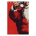 thumbnail image 4 of Christmas Santa Claus Beer Black Out Curtains 84 Inch Length Curtains for Sliding Glass Doors Bedroom Living Room 2 Pack, 4 of 6
