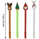 thumbnail image 2 of 28pcs Novelty Christmas Series Rollerball Pens Black Gel Ink For Office School (4 Style - Christmas Tree, Snowman, Reindeer, Santa Claus), 2 of 5