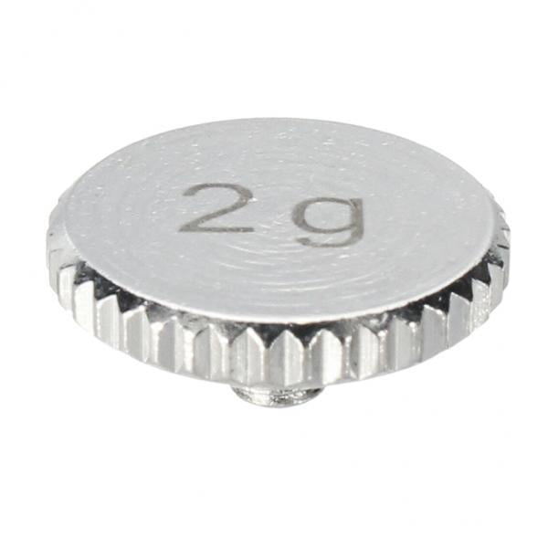 Cabezales de Peso CUTICAT para cartucho de Tocadiscos de reproductor LP plateado 2g
