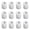 85cm, variant on Curtain Spacers Drapery Spacers Clamp On Feature for Easy Install Curtain Rod Accessory Fits Most Curtains Rods 12Pack