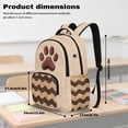 thumbnail image 7 of FKELYI Dog Paw Print Kids Backpack for Boys Girls 17 Inch School Backpacks with Multi-Pockets Spacious Bookbag Lightweight Casual Daypack for Elementary Student, 7 of 7