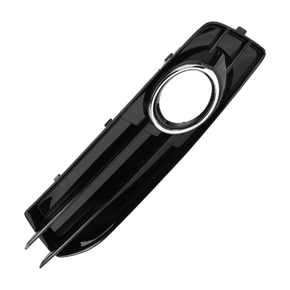 Unique Bargains 1pc Car Front Left Fog Light Grill for Audi A3 8P 2009-2013 No.8P0807681AF Black Silver Tone