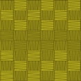 thumbnail image 1 of Ahgly Company Indoor Square Patterned Dark Yellow Green Area Rugs, 6' Square, 1 of 6