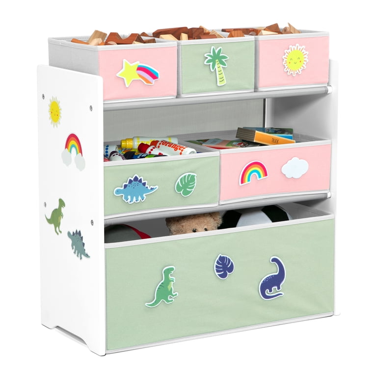 Delta Children 6-Bin Toy Organizer, Interchangeable Patches photo 2