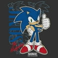 thumbnail image 2 of Mens Sonic the Hedgehog Thumbs Up Lightweight Hoodie, 2 of 4