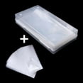 thumbnail image 4 of Allume 100 Pcs Porte-Argent en Papier Transparent avec Étui de Rangement, Protecteur de Billets, Collection de Billets de Banque, Sac Protecteur Transparent, 4 of 11