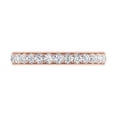 thumbnail image 3 of 1/2 Carat Round Diamond Wedding Band Ring in 14K Rose Gold (Ring Size 10.25) (I1-I2 Clarity), 3 of 5