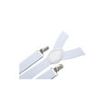 thumbnail image 3 of INSPIRE CHIC Unisex Y Shape Elastic Shoulder Strap Adjustable Bow Tie Suspender Set White Height below 5.3 feet, 3 of 7