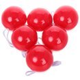 thumbnail image 2 of 12 piezas de nariz roja brillante de payaso para disfrazarse, accesorios de escenario para fiestas de Halloween y Navidad, color rojo, 2 of 7