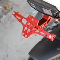 thumbnail image 2 of Soporte Universal ajustable para matrícula de motocicleta, soporte de lámpara de señal de giro trasera, Kits eliminadores de guardabarros de aluminio CNC, 2 of 5