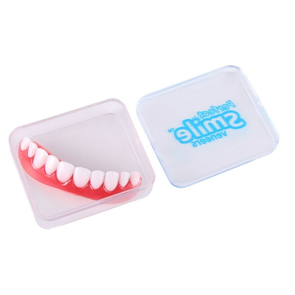 Adult Silicone Veneers Denture Paste Instant Teeth Flex Fit Perfect Smile New 2 packs