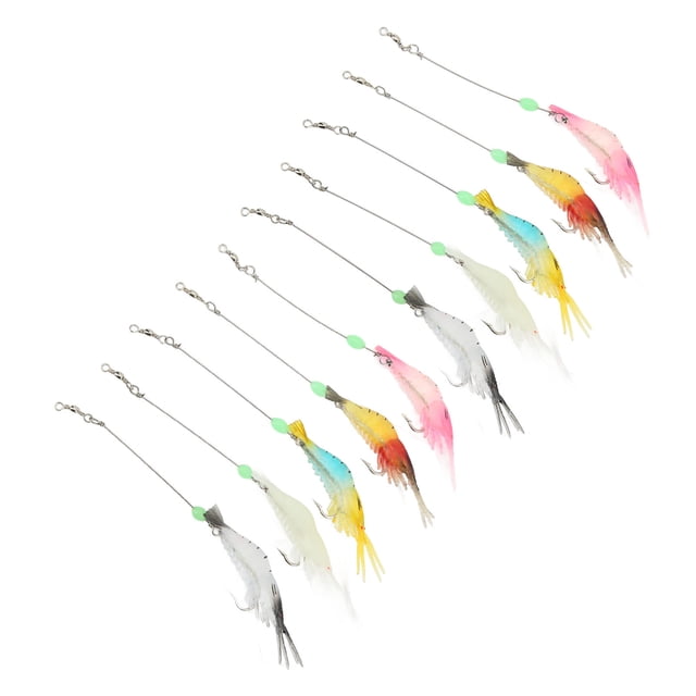 Juego de cebo para camarones BuyWeek 10 piezas Silicona