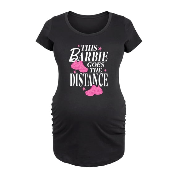 Barbie - Goes The Distance - Women's Maternity Scoop Neck Graphic T-Shirt