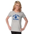 thumbnail image 4 of EMT We Cant Fix Stupid Funny Medical Womens Fitted Plus Size Graphic Tee Brisco Brands 2X, 4 of 5