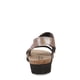 thumbnail image 5 of Sandalias NAOT Kayla para mujer con soporte de 3 correas, piel plateada, 5 of 7
