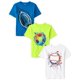thumbnail image 1 of Camiseta deportiva The Children's Place para niños, paquete de 3, azul, talla M, 1 of 4