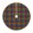 Velcro, variant on Lukts Rainbow Houndstooth Print Color Life Christmas Tree Skirt, Winter Holiday Tree Mat Decoration ,Can be Used as A Shawl-30"