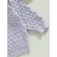 thumbnail image 6 of Wassery Baby Girls Knitted Cardigan 3M 6M 12M 2T 3T Toddler Spring Autumn Sweater Coat Long Sleeve Bear Print Crochet Jacket Winter Warm Outwear, 6 of 8