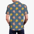 thumbnail image 3 of Balery Cute Turtle Printed Men’s Short Sleeve Polo Shirt, Midweight Men's Shirt,Golf Polo shirts -XX-Large, 3 of 8