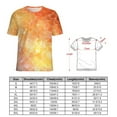 thumbnail image 2 of Mermaid Fish Scales Womens Tops Women's Fashion Casual Short Sleeve Flower Print Round Neck Pullover Top Blouse, 2 of 6