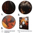 thumbnail image 3 of Designart "Jesus Circles in Rosegold Christianity" Spiritual Canvas Wall Art - Global Gold Christianism Living Room Canvas Art, 3 of 6