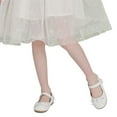 thumbnail image 4 of DADAWEN Girls Mary Jane Shoes Dress Shoes School Uniform Princess Ballerina Flower Shoes 7.5 Toddler, 4 of 5