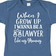 thumbnail image 4 of Inktastic Future Lawyer Like Mommy Boys or Girls Baby Bodysuit, 4 of 5