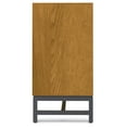 thumbnail image 6 of Simpli Home Banting 58 inch Wide Modern Industrial 4 Door Sideboard Buffet in Natural Oak Veneer, 6 of 9