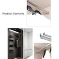 thumbnail image 4 of 2PCS Wardrobe Clothes Tube Support Closet Rod Pole End Bracket Thickening Holder, 4 of 11