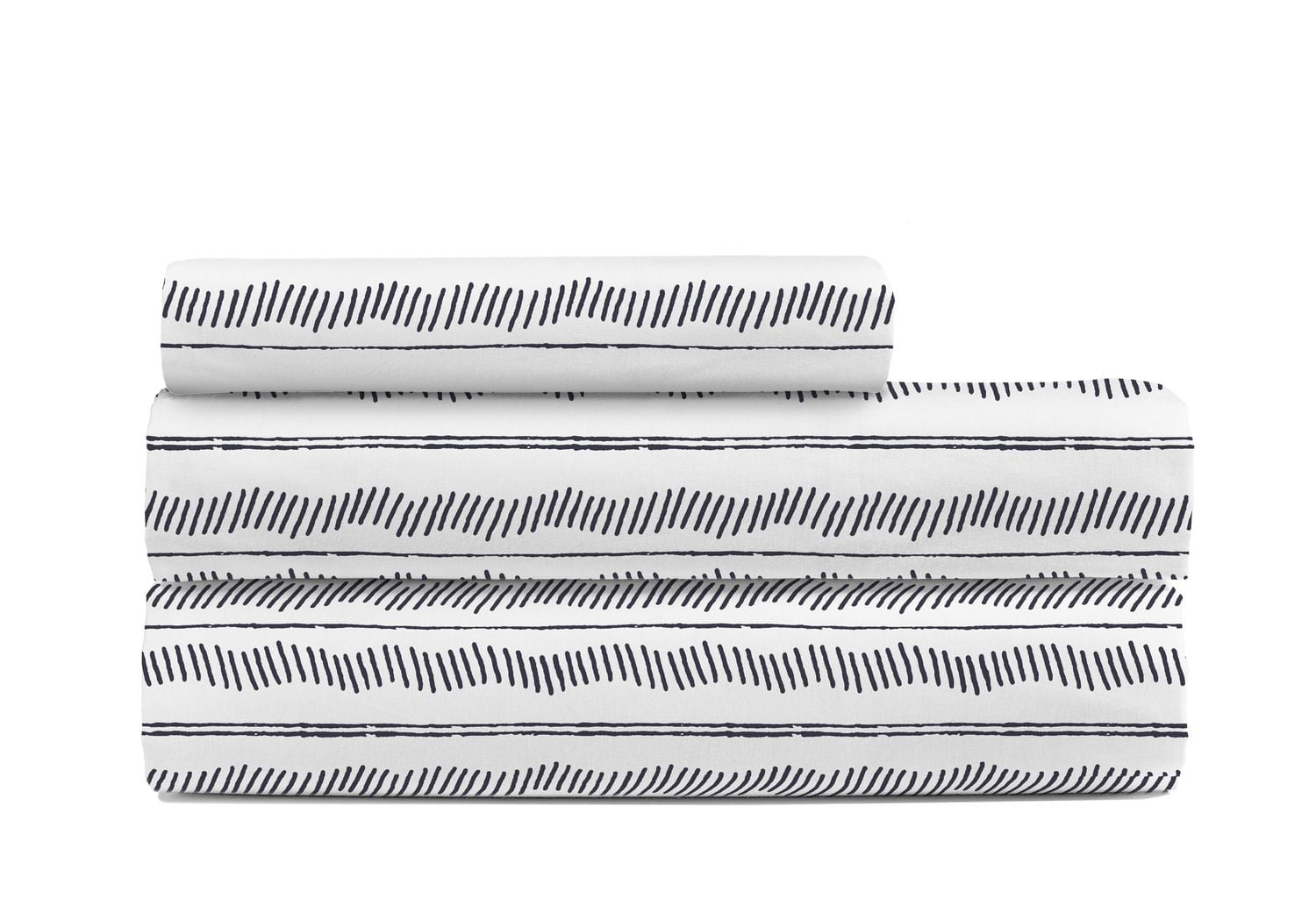 Parure de draps en coton biologique imprimé 600 fils Johnson Home