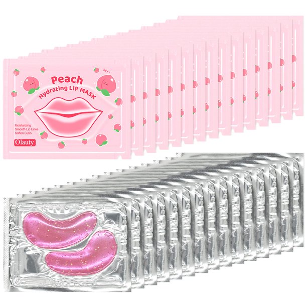 Set de máscara labial y máscara para ojos BliBling con ácido hialurónico y colágeno
