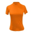 thumbnail image 7 of Breezora Womens Mock Turtle Neck Short Sleeve Slim Fit Ribbed Knit Tops Casual Summer Lightweight Breathable for Daily, 7 of 7