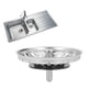 thumbnail image 3 of Cesta Del Colador Del Fregadero De La Cocina, Escurridor Del Fregadero De La Cocina, Tamaño General, Acero Inoxidable, Duradero Para El Dormitorio, 3 of 7