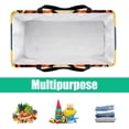 thumbnail image 5 of Dog Retro Large Capacity Reusable Oxford Cloth Storage Bin: Foldable Storage Bag, Picnic Basket, and Storage Box, 5 of 7