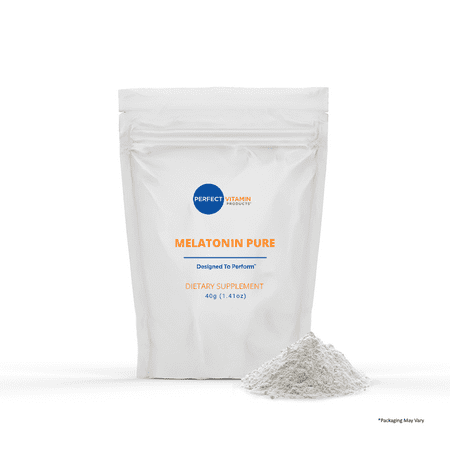 MELATONIN PURE 5MG-60MG PER SERVING - 40G BULK POWDER (1.41OZ) BULK SAVINGS