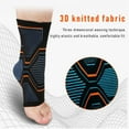 thumbnail image 6 of 1 Pair Elastic Knitted Ankle Support Brace, Breathable Neoprene Sleeve Support Brace For Cycling Yoga Basketball Volleyball Men Women Foot Joint Ankle Protector, 6 of 7