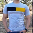 thumbnail image 2 of Playera Manga Corta Franja Bicolor A061 Full, 2 of 3