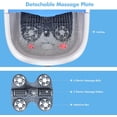 thumbnail image 4 of Portable All-In-One Heated Foot Spa Bath Motorized Massager, 4 of 8