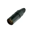 thumbnail image 3 of Two Genuine NEUTRIK NC5MXX 5-Pin DMX Male XLR Cable Mount Connector BLACK, 3 of 5