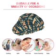 thumbnail image 6 of KLL UAE Travel1 1 Pattern Shower Cap & Bath Cap for Women,Reversible Oversized Waterproof Shower Caps for all Hair Lengths,Elastic Reusable Bathing Hair Cap, 6 of 6