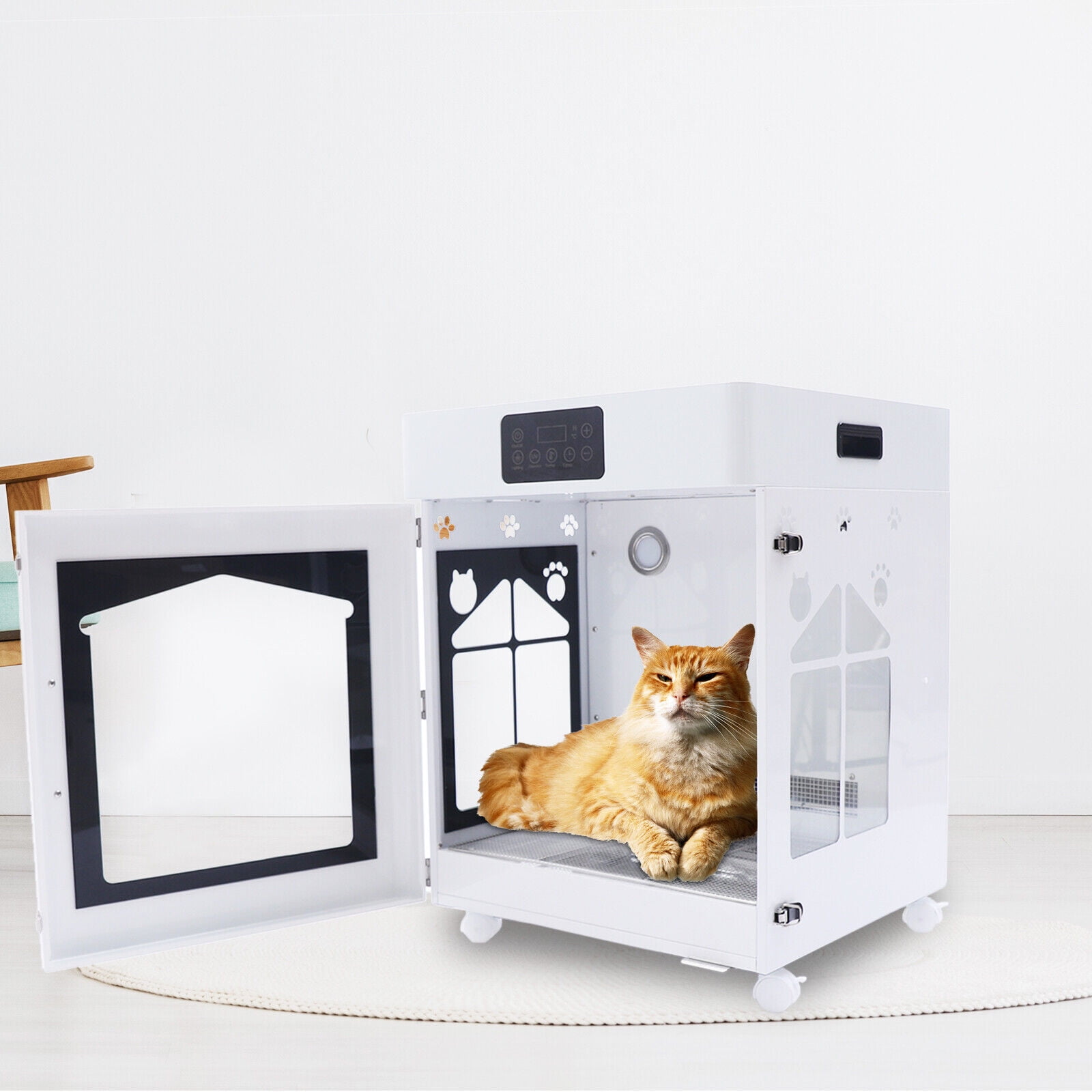 Miumaeov Pet Hair Dryer Box Smart Pet Hair Dryer for Pet Grooming Fast