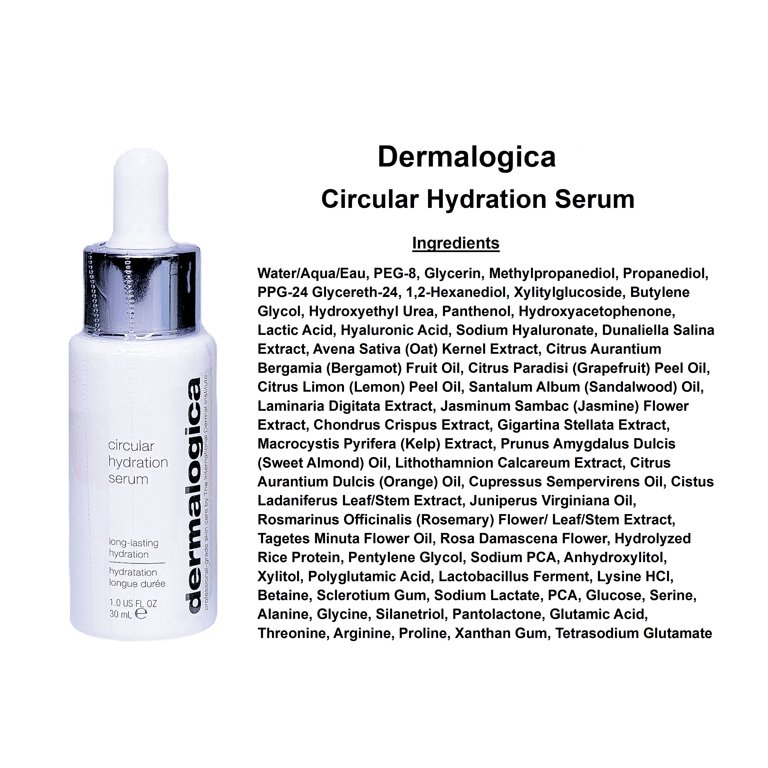 Dermalogica Circular Hydration Serum 1.0 fl oz (30ml) - Walmart.com