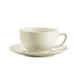thumbnail image 2 of CAC China REC-56 Rolled Edge 4-3/4-Inch Stoneware Cappuccino Cup, 14-Ounce, American White, Box of 36, 2 of 2