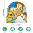 thumbnail image 2 of Simpsons Beanie Hat Print Slouchy Hat Soft Elastic Warm Headwear Comfortable Skull Cap for Men & Women, 2 of 8