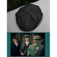 thumbnail image 3 of Sombrero de boina Gatsby La Vida Bella para hombre y mujer Estilo Retro británico, 3 of 4