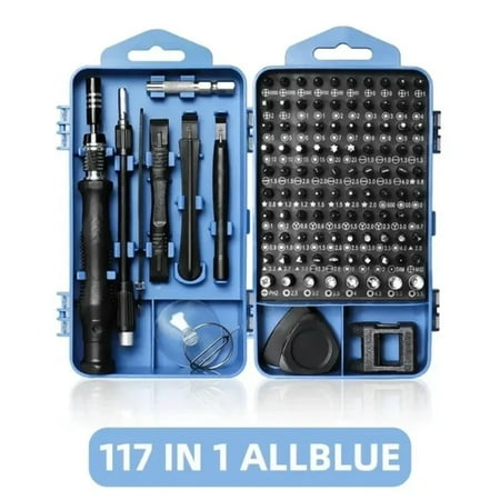

LIISANSA Precision Screwdriver Set 117 in 1 Phillips Torx Screw Driver Bits Hand Repair Tools Watch Glasses DIY Watch