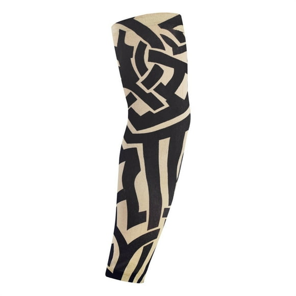 Men's Street Arm Sleeves With Fashionable Printed Sleeves Lined Windbreaker Men