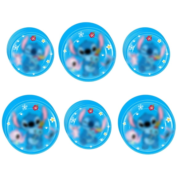 60 PCS Blue Birthday Party Paper Plates Set Includes 30 PCS 9 Inch Paper Plates 30 PCS 7 Inch Paper Plates