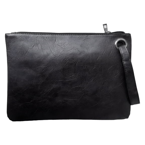 GJX Evening Bags Purse Envelop Clutch Chain Shoulder Womens Wristlet Handbag Foldover Pouch Black Clutch