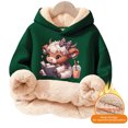 thumbnail image 4 of Highland Cow Christmas Sweatshirts-Cozy Hooded Pullover with Cow Print Design,Soft Warm Winter Kids Top,Cute Highland Cow Hoodie & Sweater for Holiday Season, 4 of 5